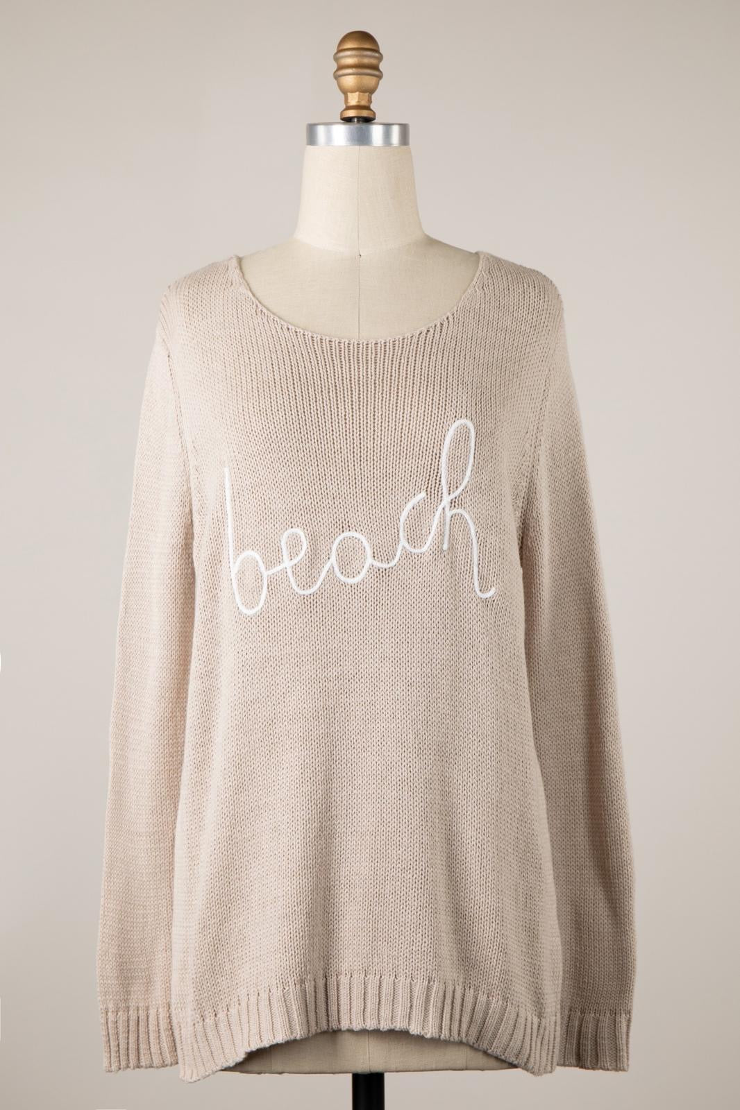 Beach sweater