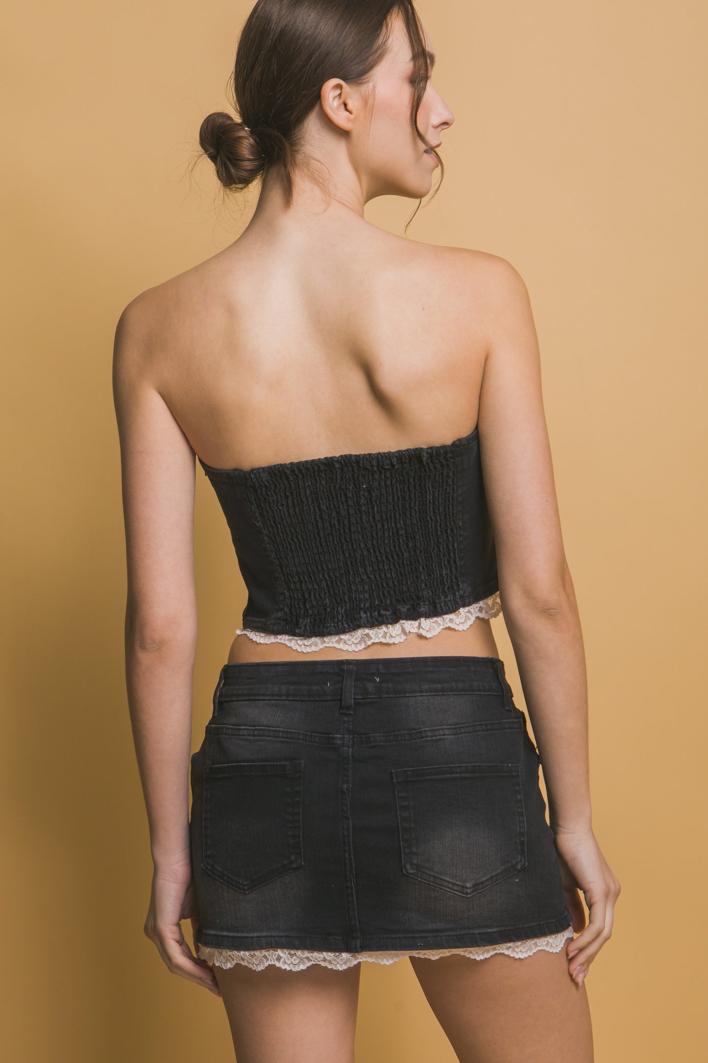 Denim Skirt Set