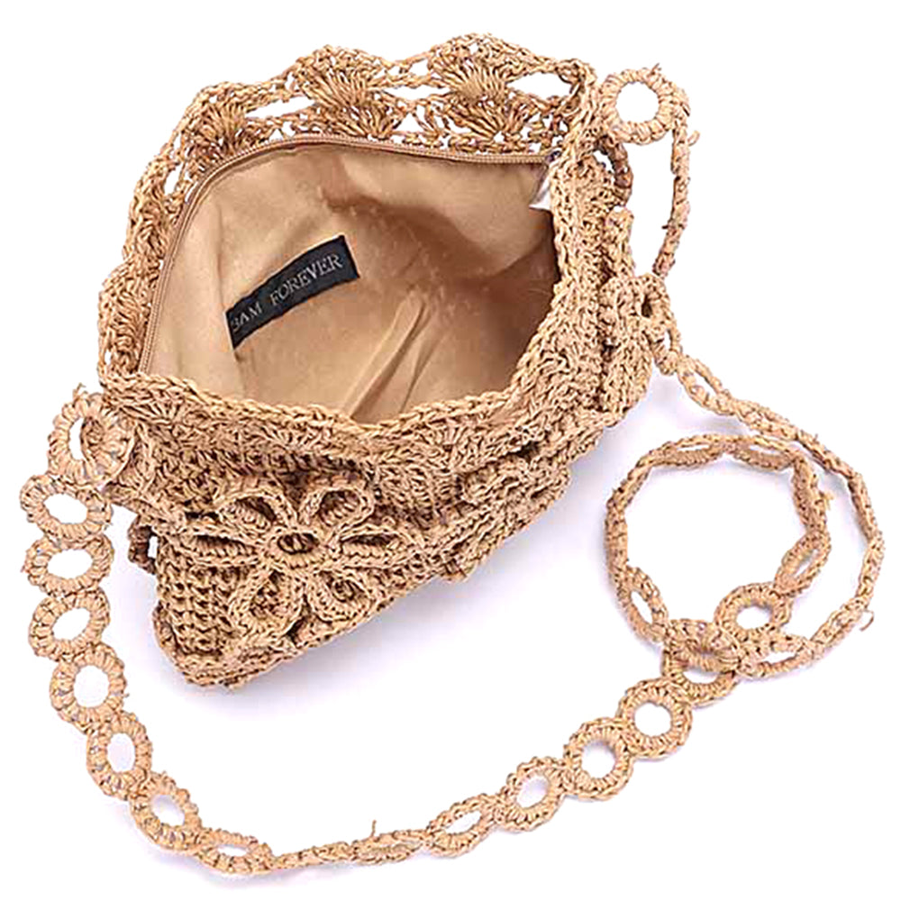 Flower crossbody bag