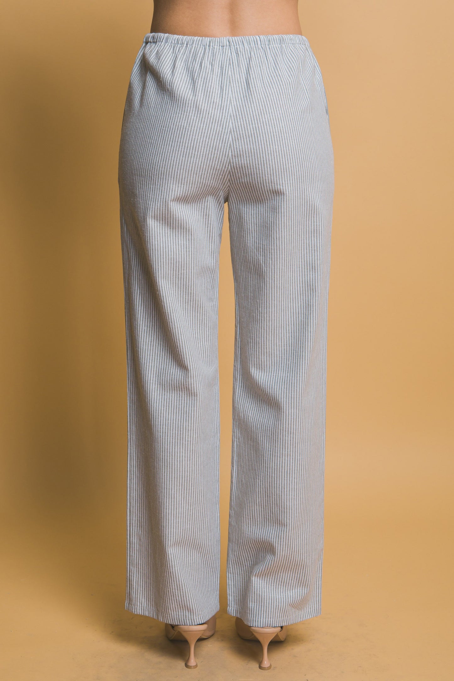 Striped Linen Pants
