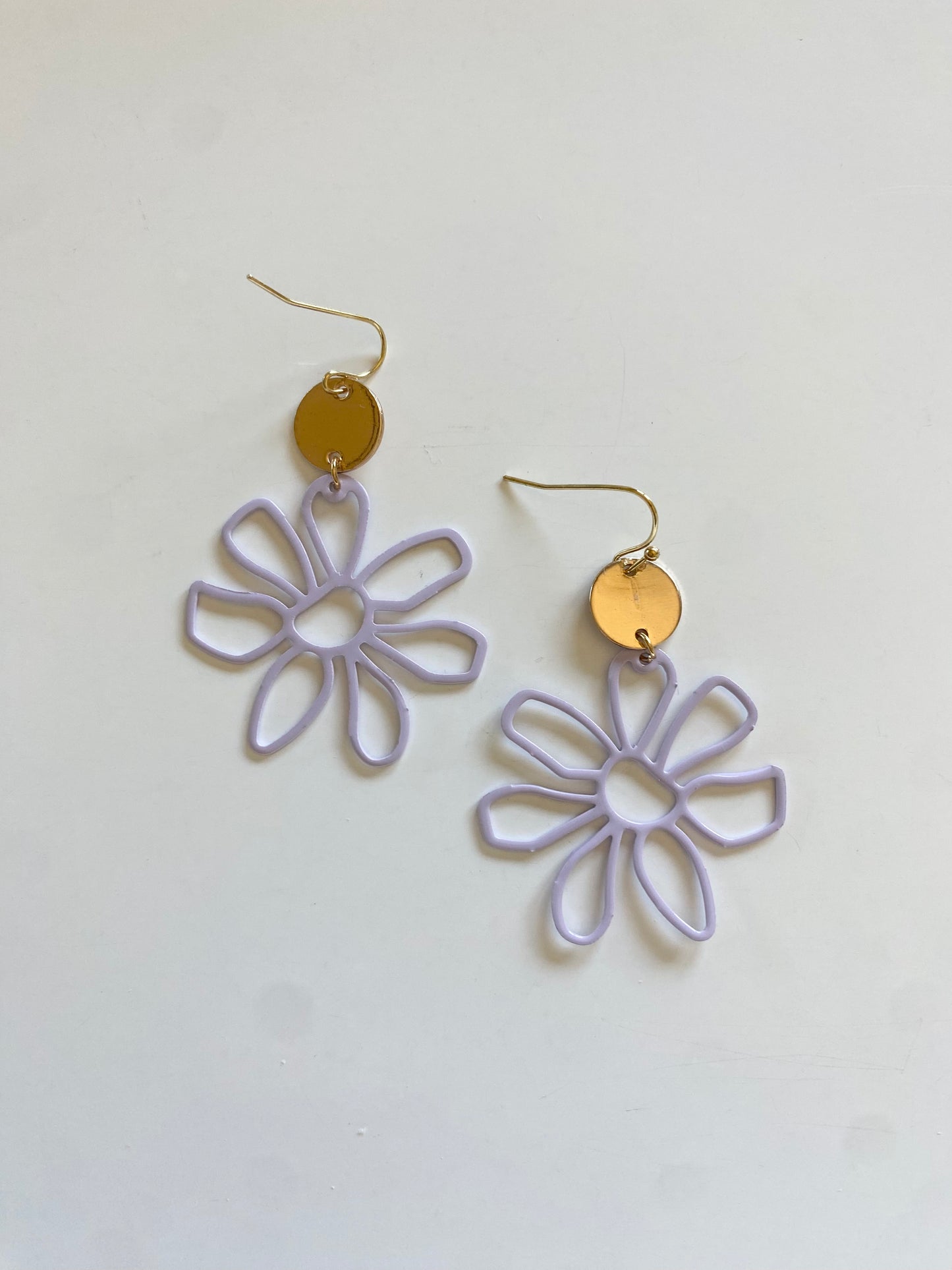 Drop flower earrings