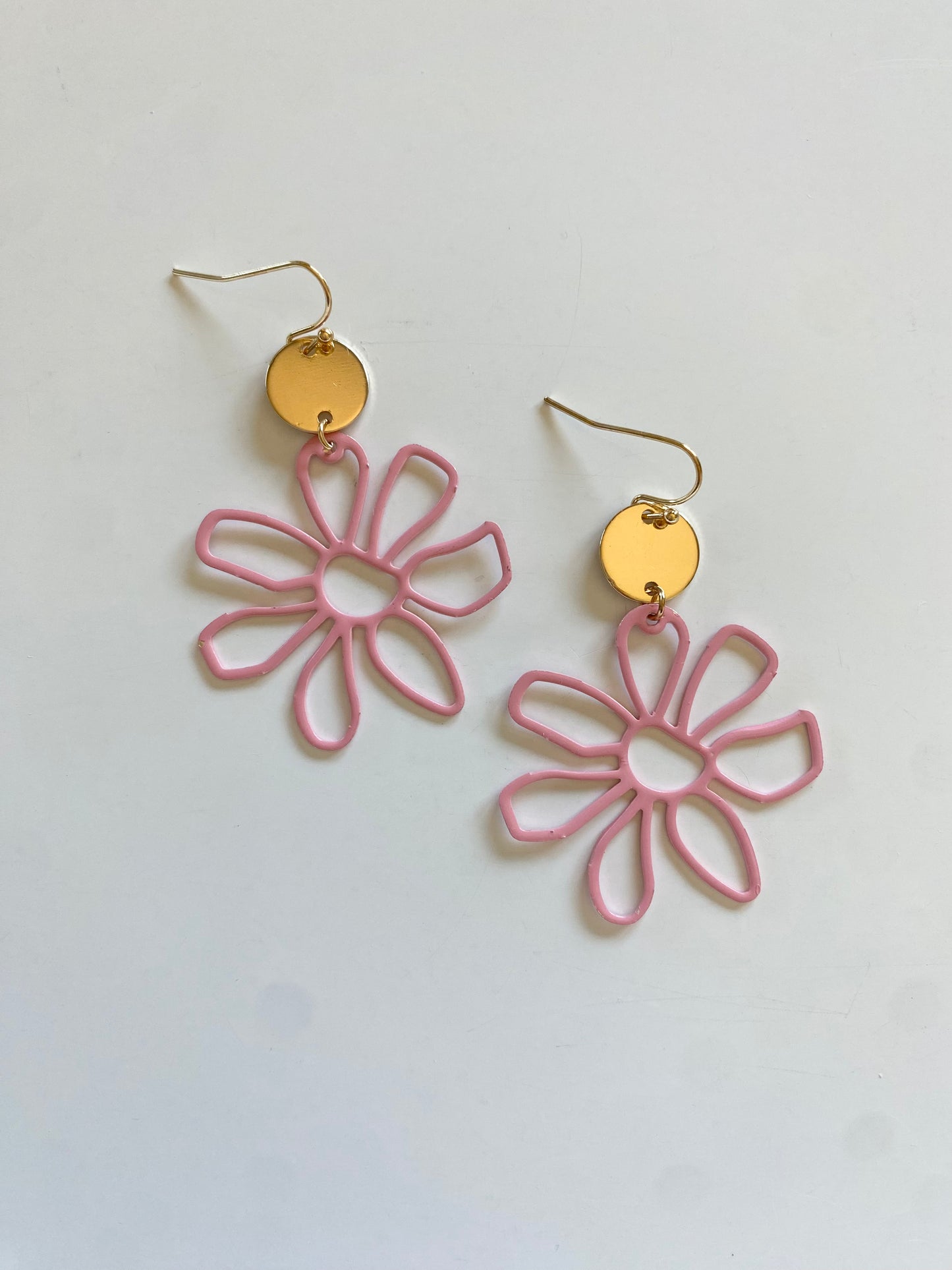 Drop flower earrings