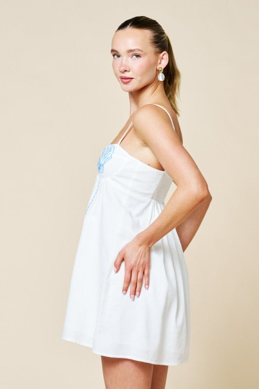 Seashell babydoll mini