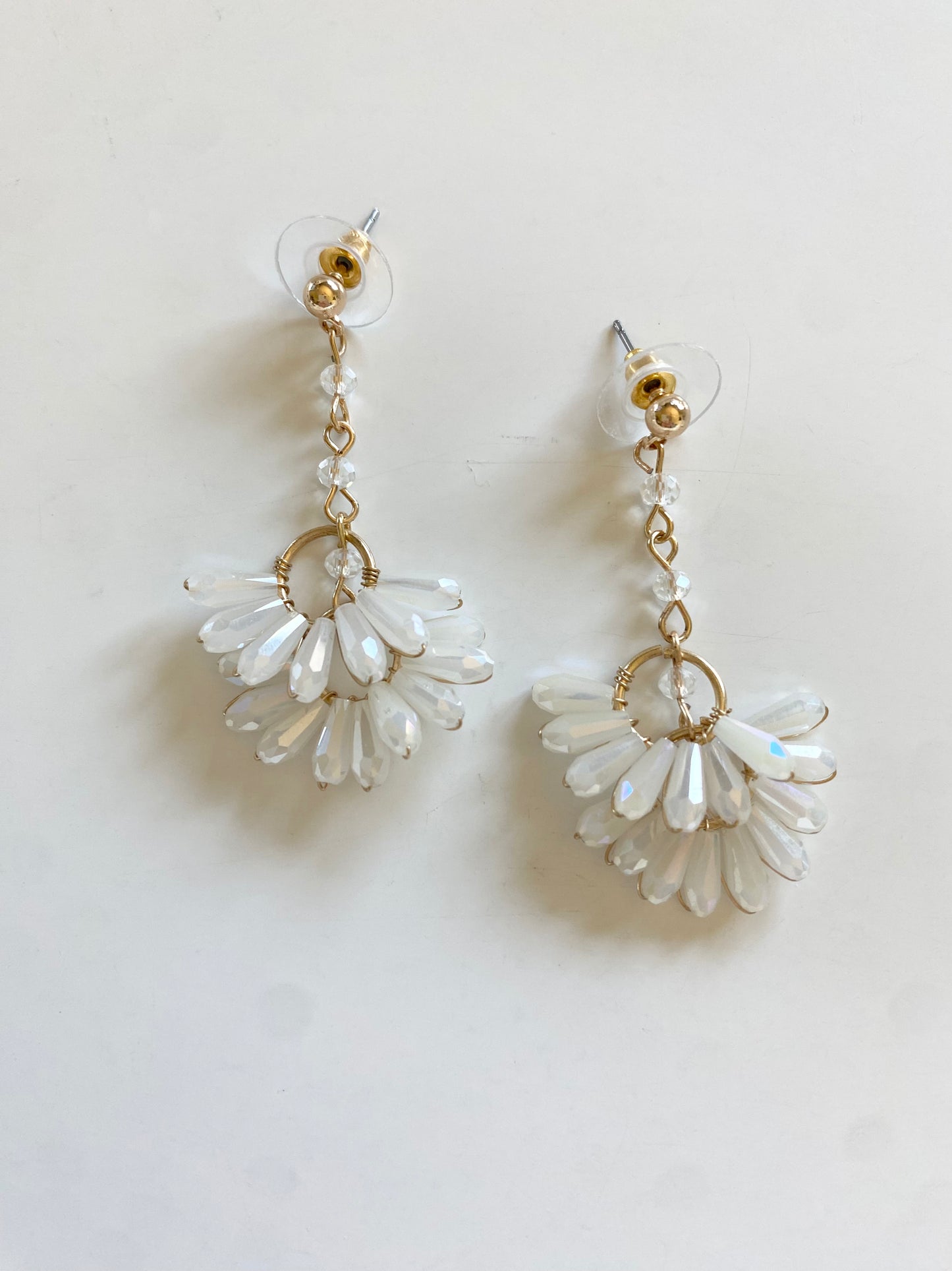 Drop beaded earring