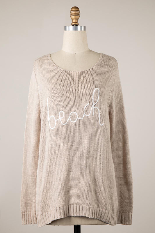 Beach sweater