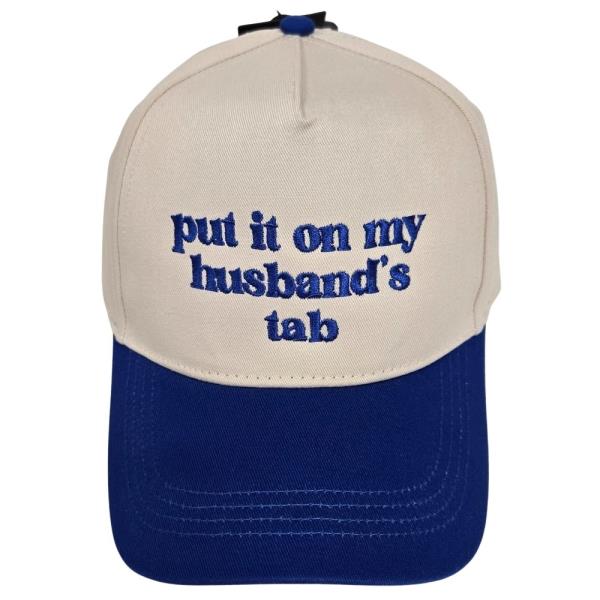 put in on my husband's tab