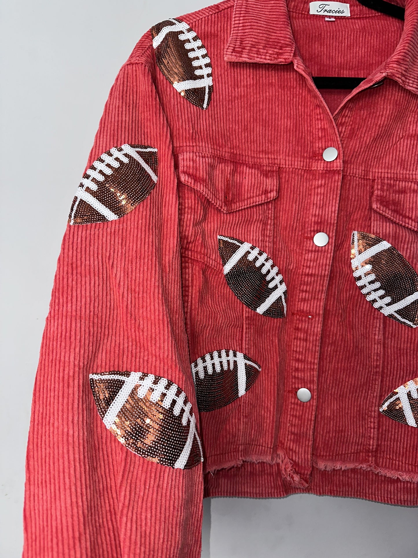 Football Sequin Patch