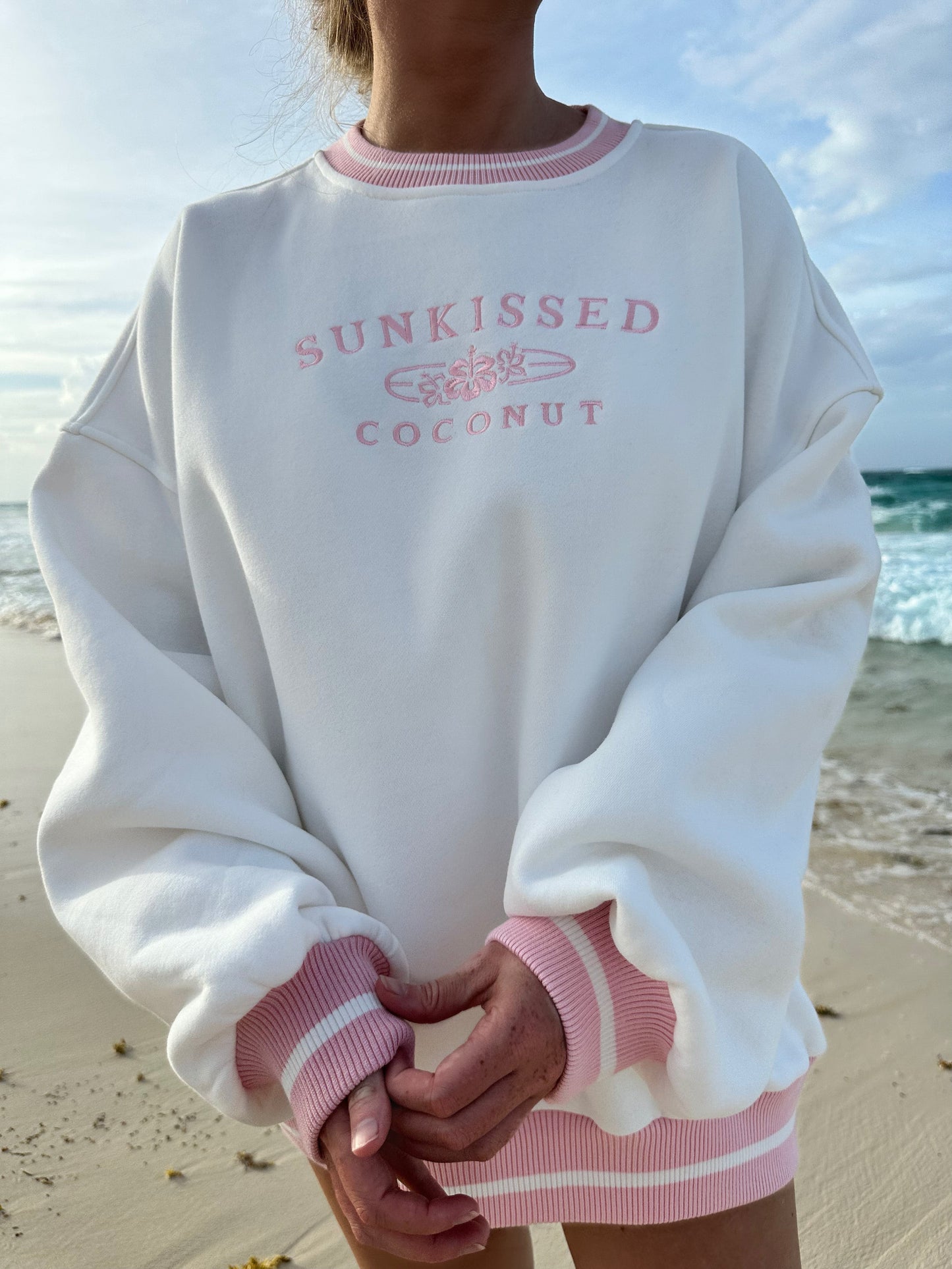 Sunkissed coconut sweatshirt